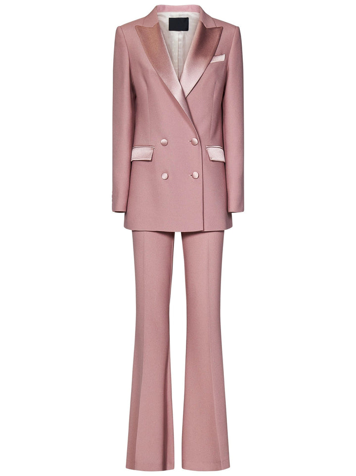solovedress 2 Piece Double Breasted Peak Lapel Fashion Slim Women's Suit (Copy)