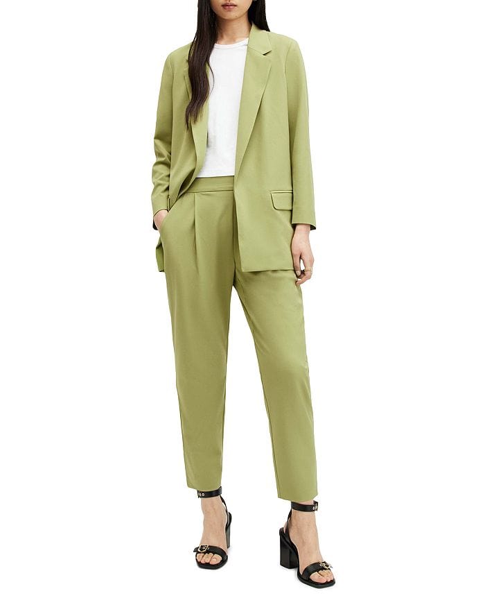 solovedress Casual Women Suit 2 Piece Notch Lapel Jacket (Blazer+Pants)