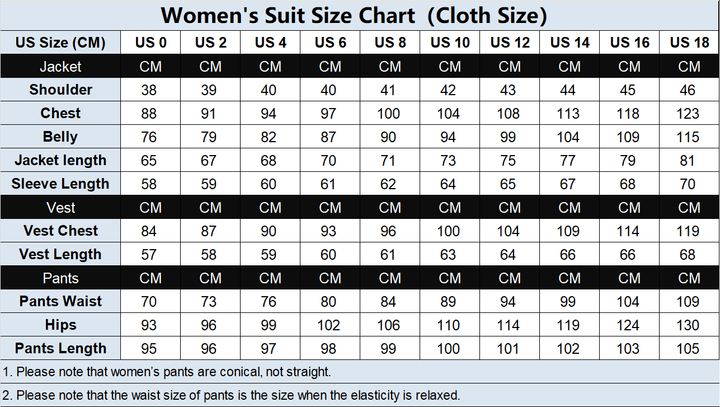 solovedress Flat 2 Pieces Notch Lapel Women Suit
