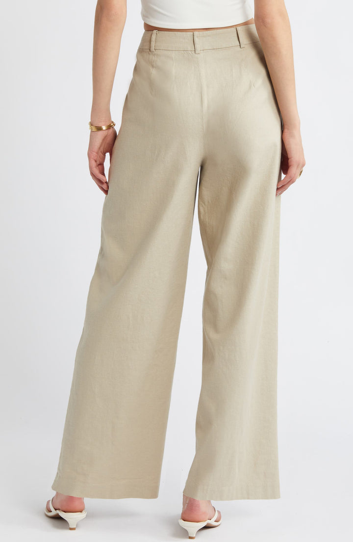 solovedress Women's Linen Casual Pants